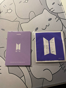 BTS PHOTOCARD 7 TK + kleebised merch box #3 (2 foto / 2)