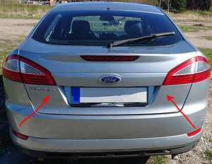 Накладка крышки багажника - Ford Mondeo IV 2007-2014 (1 фото из 4)