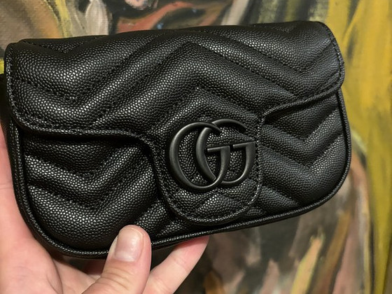 Качественная реплика кожаной сумки Gucci