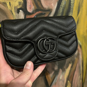 Качественная реплика кожаной сумки Gucci