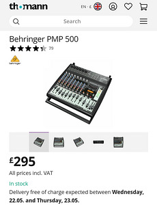 BERHINGER PMP500 (1 фото из 1)