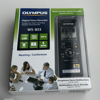 Olympus WS-853 Digital Voice Recorder Black