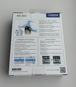 Olympus WS-853 Digital Voice Recorder Black (2 фото из 5)
