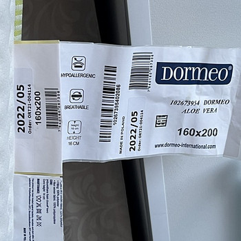 Dormeo matrats 160x200x16
