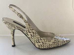 Dolce Gabbana D&G ussimustriga nahast kingad 38 (2 foto / 10)