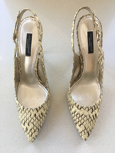 Dolce Gabbana D&G ussimustriga nahast kingad 38 (3 foto / 10)