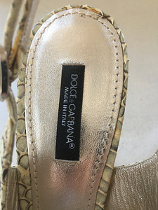 Dolce Gabbana D&G ussimustriga nahast kingad 38 (4 foto / 10)