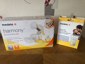 Medela Harmony насос и пакеты для хранения грудного молока (20 шт.) (1 фото из 2)