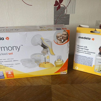 Medela Harmony насос и пакеты для хранения грудного молока (20 шт.)