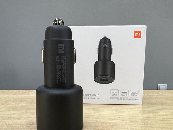 Genuine Xiaomi 100W Car Charger (USB-A + Type-C) 1A1C CC07ZM