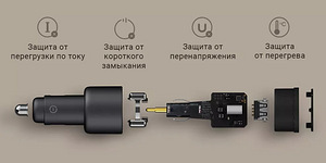 Genuine Xiaomi 100W Car Charger (USB-A + Type-C) 1A1C CC07ZM (3 фото из 3)