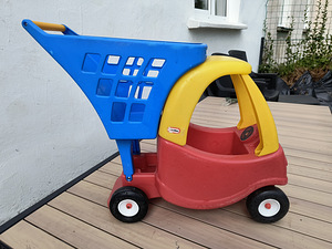 Little Tikes Cozy Coupe Shopping Cart ostukorv korviga (3 foto / 5)