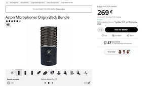 Aston Microphones Origin Black Bundle (9 фото из 10)
