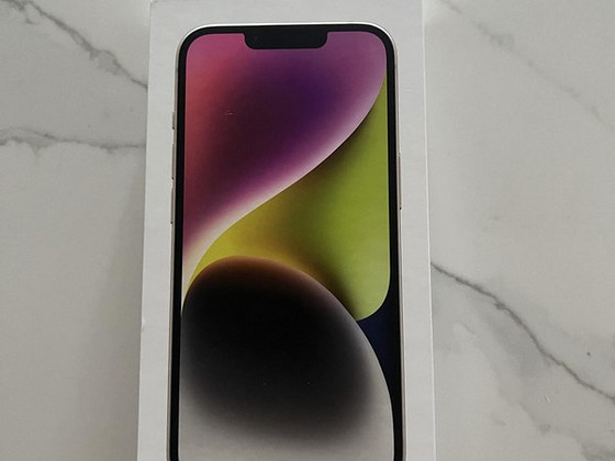 Новый iPhone 14, starlight, 256GB