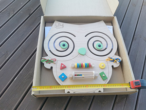 Tegeluskeskus tegelussein Busyboard busy board montessori (3 foto / 9)