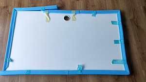 Lauaplaat 140x80, paksus 2.5 (valge) (1 foto / 3)