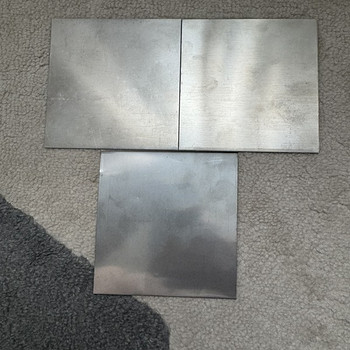 10x10 cm roostevabast terasest plaadid. Erineva paksusega