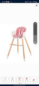 Стульчик для кормления Kinderkraft Sienna, pink (2 фото из 3)