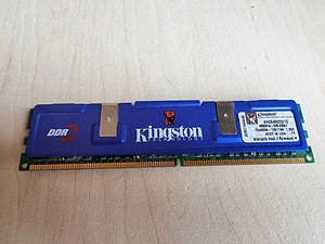 Mälu Kingston 1GB DIMM 800 MHz DDR2 SDRAM (1 foto / 1)