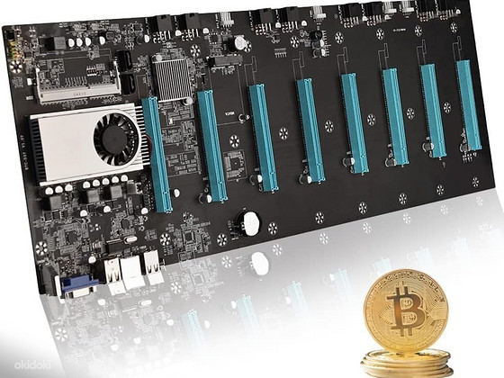 Mining материнская плата 8 GPU майнер