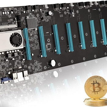 Mining emaplaat 8 GPU miner