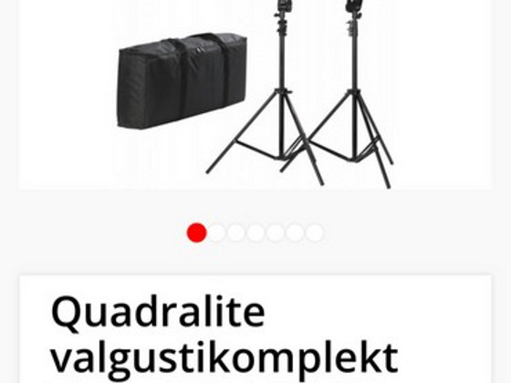 LED-paneelide komplekt.