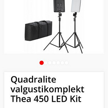 LED-paneelide komplekt.