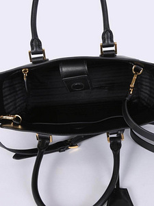 PRADA Borsa a Mano Saffiano Soft Calf Nero Оригинал (4 фото из 9)