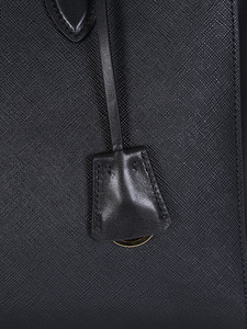 PRADA Borsa a Mano Saffiano Soft Calf Nero Оригинал (7 фото из 9)