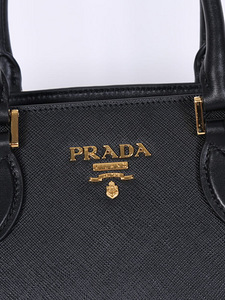 PRADA Borsa a Mano Saffiano Soft Calf Nero Оригинал (9 фото из 9)