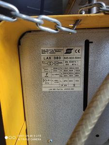 ESAB LAX 380 MEK 4 (2 foto / 4)