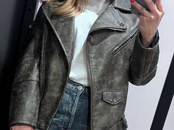 Nahktagi Bershka S suurus