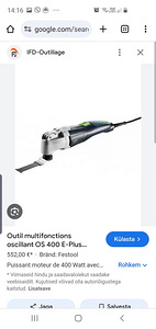 Festool multitool Vecturo 400W НОВЫЙ! OS 400EQ (1 фото из 6)