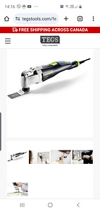 Festool multitool Vecturo 400W НОВЫЙ! OS 400EQ (6 фото из 6)