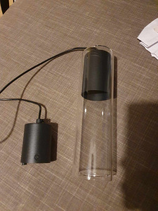 Väike klaasist laelamp uus (2 foto / 5)