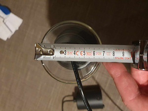 Väike klaasist laelamp uus (4 foto / 5)