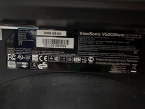 Монитор View Sonic VG 2030 wm (1 фото из 5)