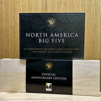Kuldmündikomplekt "North America Big Five"