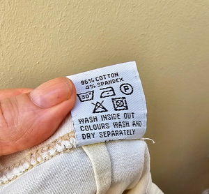 Miniseelik valgest venivast teksariidest Only Jeans Wear (2 foto / 6)