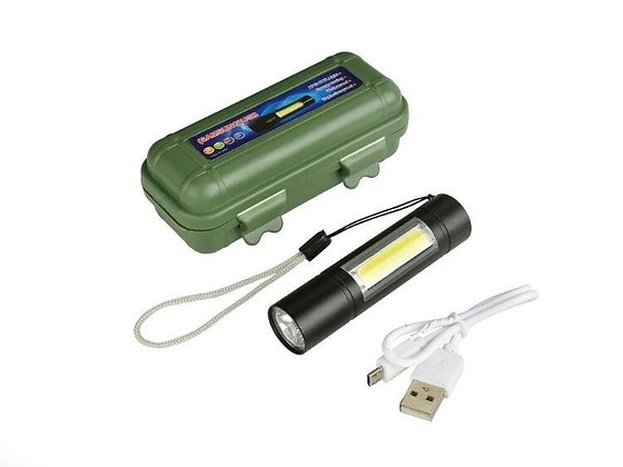 Портативный XPE + COB LED мини-фонарик НОВЫЙ