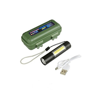 Портативный XPE + COB LED мини-фонарик НОВЫЙ (1 фото из 7)