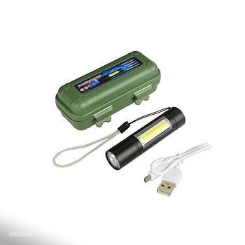 Kaasaskantav XPE + COB LED minitaskulamp UUS