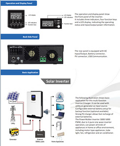 Päikesepaneelide inverter PowerWalker Inverter 3000 PWM (5 foto / 6)