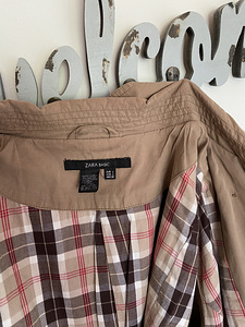 ZARA BASIC stiilne, vintage tolmumantel (4 foto / 4)