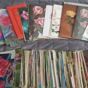 Nõukogude rooside teemaliste postkaartide kollektsioon