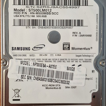 HDD 500GB notebook