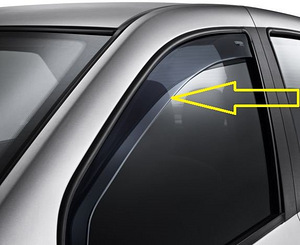 Ветрообтекатели новый комплект. Дефлекторы на Seat (4 фото из 4)