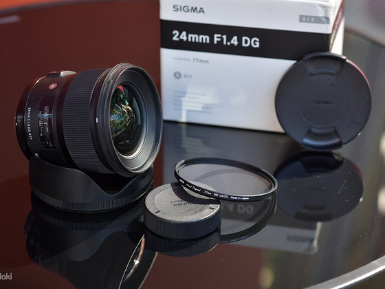 Sigma 24 mm F 1.4 DG ART / Nikon + HOYA PRO kaitsefilter