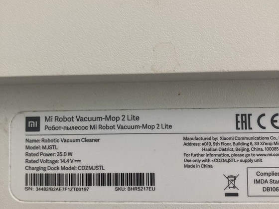 Mi Robot Vacuum- Mop 2 lite