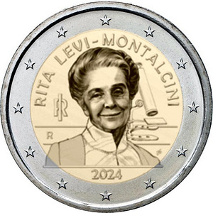 2 евро Италия 2024 UNC (1 фото из 1)